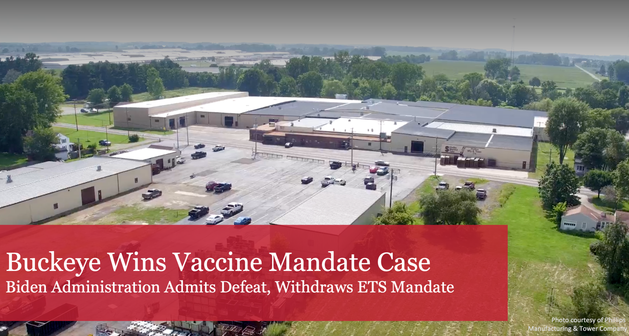 The Buckeye Institute Wins Vaccine Mandate Case
