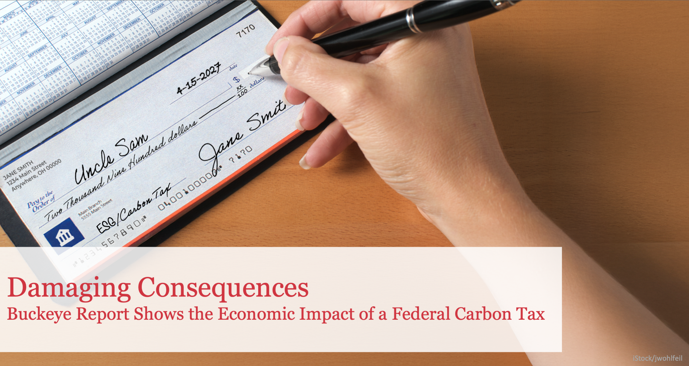 Federal Carbon Tax Would Devastate U.S. Economy, Buckeye Institute Economic Modeling Reveals