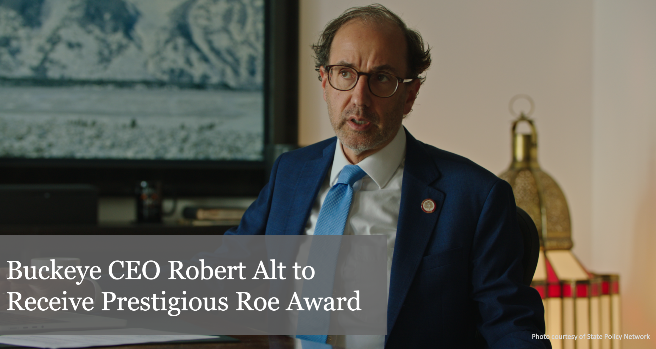 The Buckeye Institute’s CEO Robert Alt to Receive Prestigious National Award for Excellence in Leadership